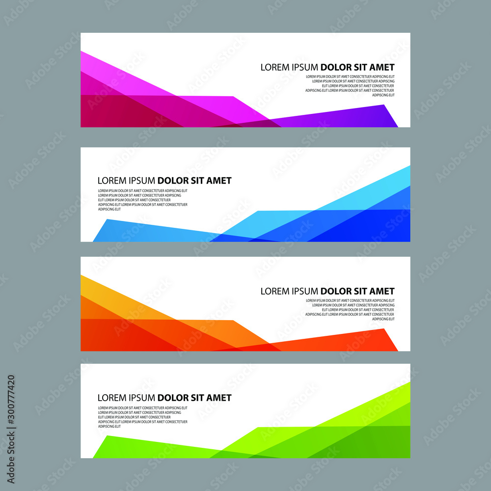 Fototapeta premium Vector Abstract design banner web templateVector Abstract design banner web templateVector Abstract design banner web template