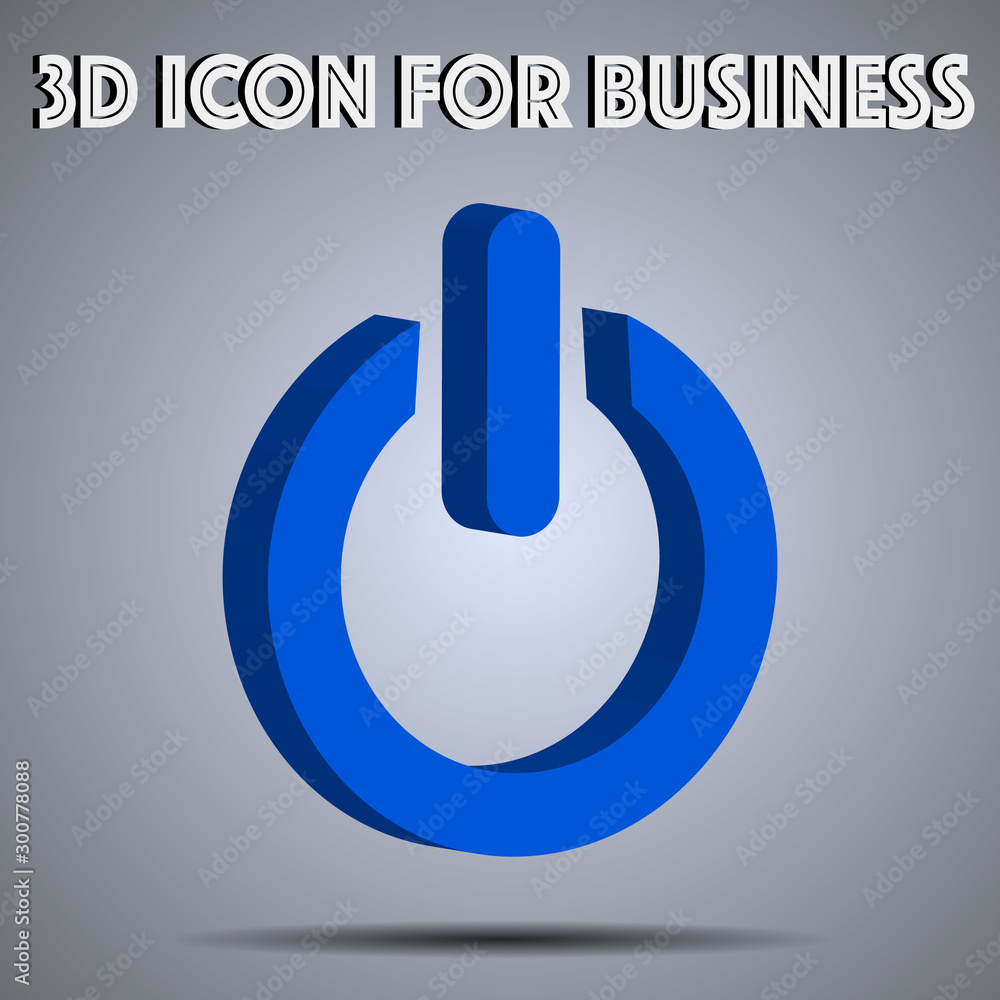 Turn on, Turn off, shut down 3D Icon vector illustration. Technology theme icon from iot set. Isometric flat seo design. Digital web objects and symbols for app, vlog, blog, business, social media Turn on, Turn off, shut down 3D Icon vector illustration. Technology theme icon from iot set. Isometric flat seo design. Digital web objects and symbols for app, vlog, blog, business, social media