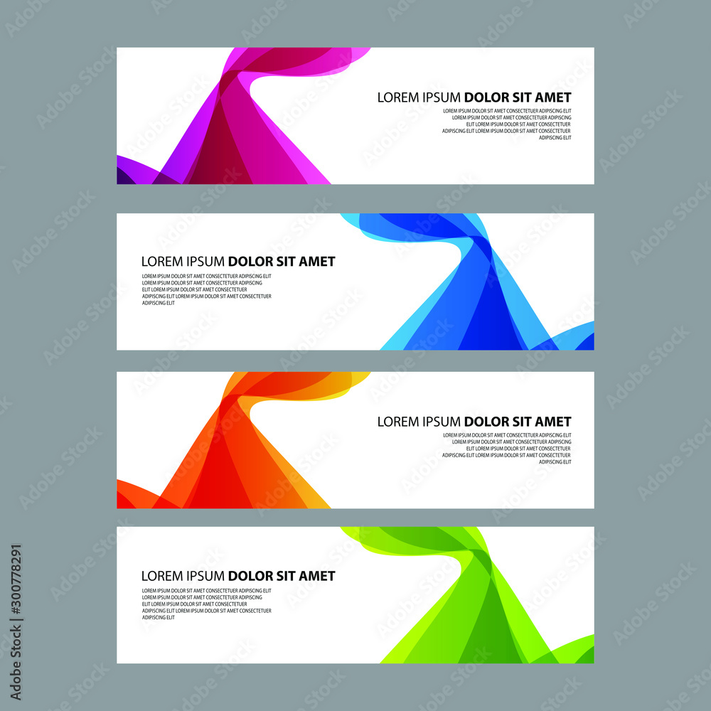 Fototapeta premium Vector Abstract design banner web templateVector Abstract design banner web templateVector Abstract design banner web template