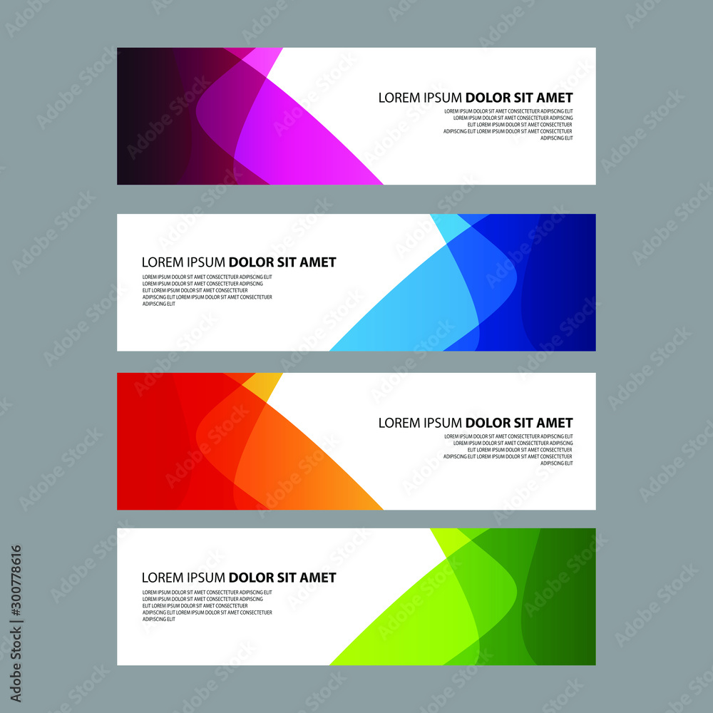 Naklejka premium Vector Abstract design banner web templateVector Abstract design banner web templateVector Abstract design banner web template