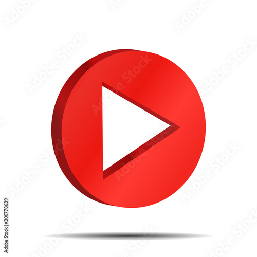 Free Download 3d live streaming icon. Red button live web tv online broadcasting. Online stream template, Isolated on white background. Vector illustration for show performance, video, logo. Play media news tag - GFXLoad