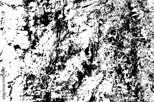 Wallpaper Mural Distressed overlay texture of rough surface, cracked concrete, stone and asphalt. Grunge background. One color graphic resource. Torontodigital.ca