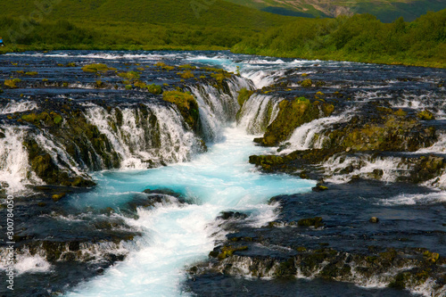 Bruarfoss  - Der sch  nste Wasserfall Islands