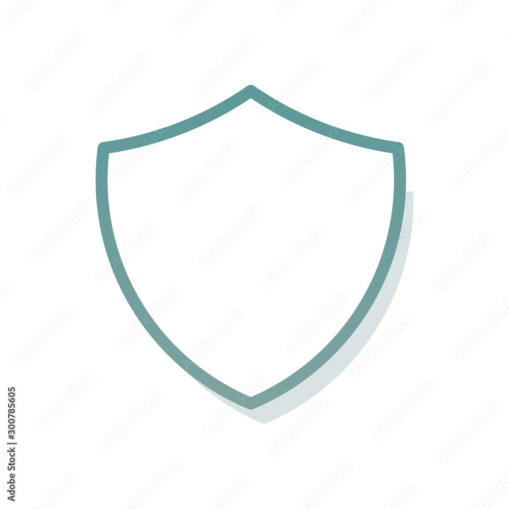 Shield Icon flat vector arms secure sign/symbol. For mobile user interface. Shield Icon flat vector arms secure sign/symbol. For mobile user interface.