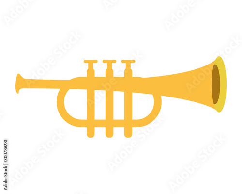 trumpet air instrument musical icon