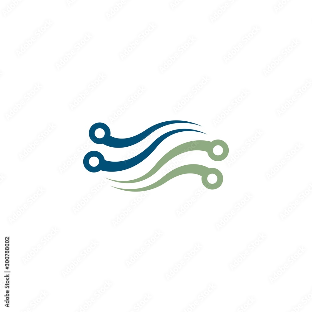 Technology logo template vector icon Technology logo template vector icon