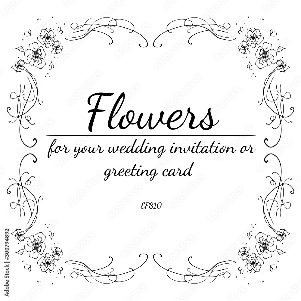 Tropical frame hand drawn. Jungle foliage illustration. Floral border. Hand drawing. Vector, isolated. Natural spring wedding card. Summer tropical leaf. Botanical frame. Line drawing Tropical frame hand drawn. Jungle foliage illustration. Floral border. Hand drawing. Vector, isolated. Natural spring wedding card. Summer tropical leaf. Botanical frame. Line drawing