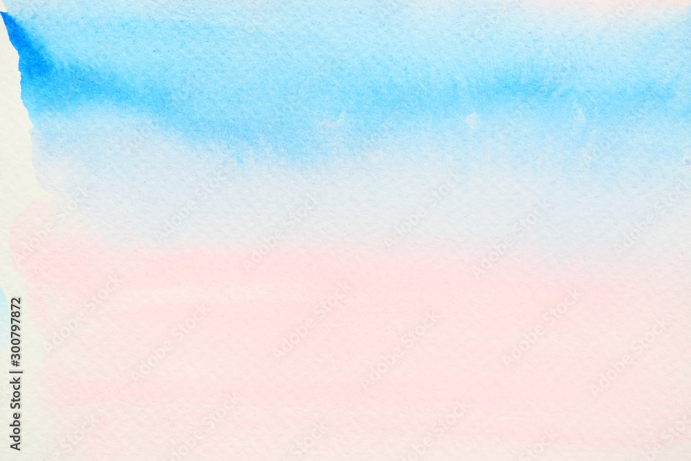 Abstract background and texture pattern blue and pink color, Illustration watercolor hand draw and painted on paper Abstract background and texture pattern blue and pink color, Illustration watercolor hand draw and painted on paper