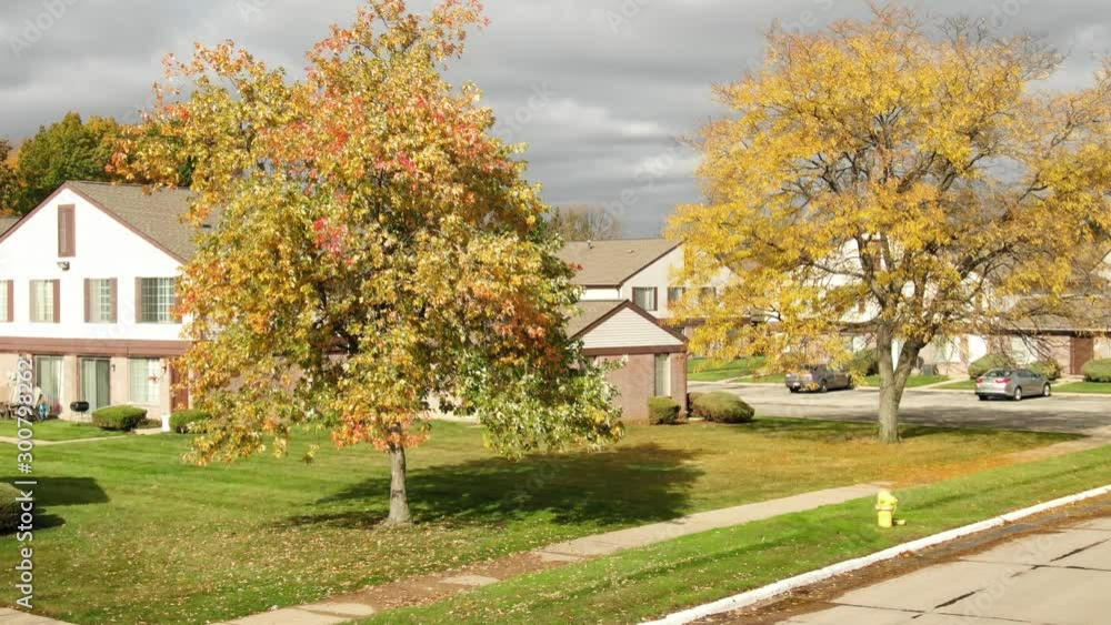 DJI Mavic hovering over Clinton Township, Michigan USA on a windy, sunny, fall day DJI Mavic hovering over Clinton Township, Michigan USA on a windy, sunny, fall day