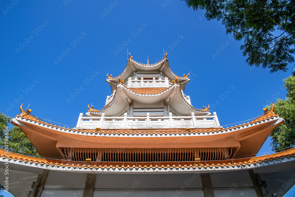 Classical Pavilion Building, Yingfengge, Humen Park, Dongguan, Guangdong, China Classical Pavilion Building, Yingfengge, Humen Park, Dongguan, Guangdong, China