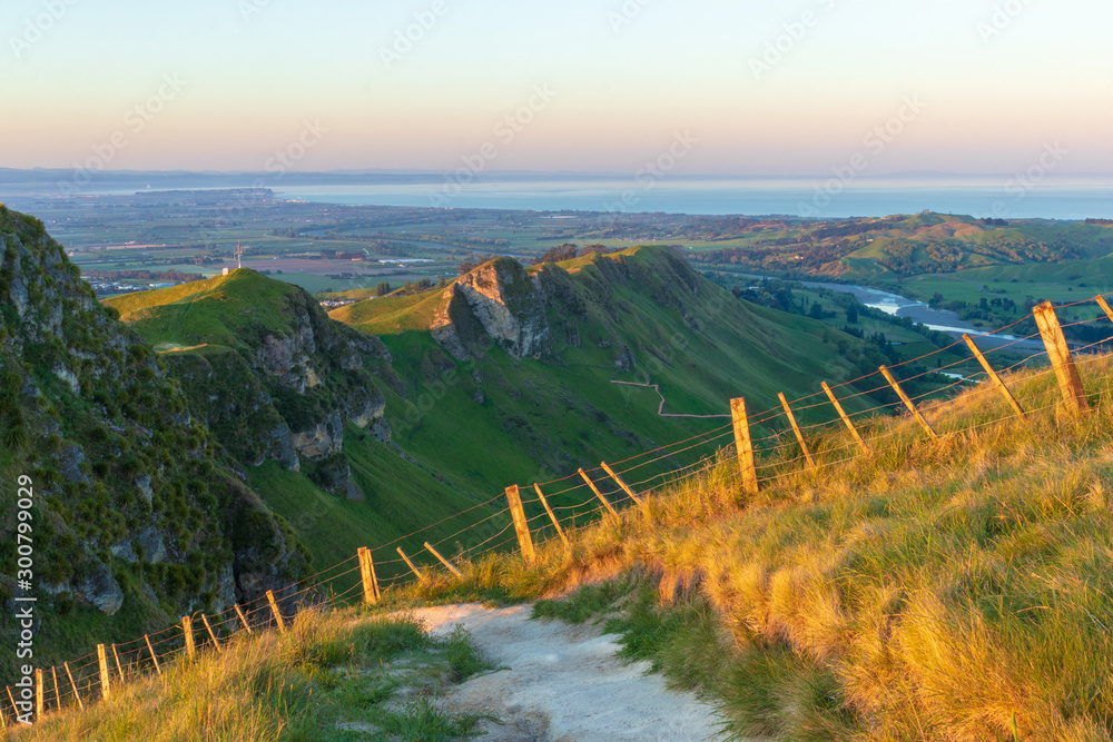 Naklejka premium View from Te Mata peak, New Zealand