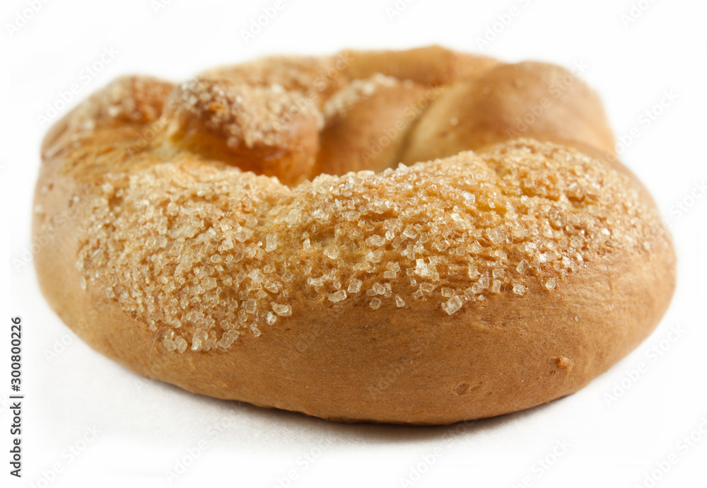 bun with sesame seeds isolated on white background bun with sesame seeds isolated on white background