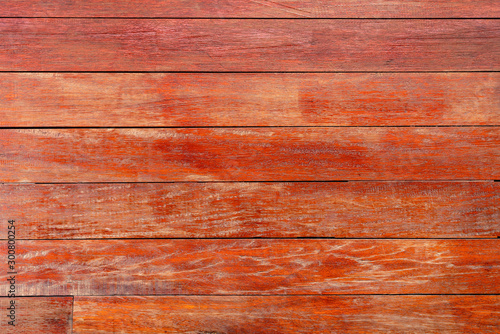 Red brown old wood textured background