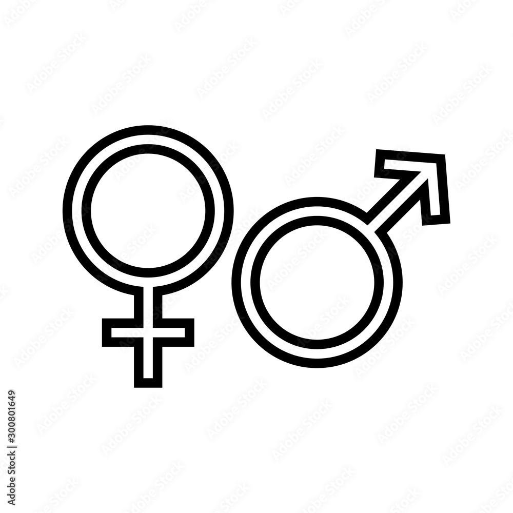 Gender Symbol Icon Vector Design Illustration Gender Symbol Icon Vector Design Illustration