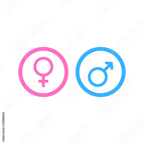 Gender Symbol Icon Vector Design Illustration
