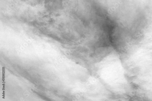 black cloud textured and sky isolated on white background