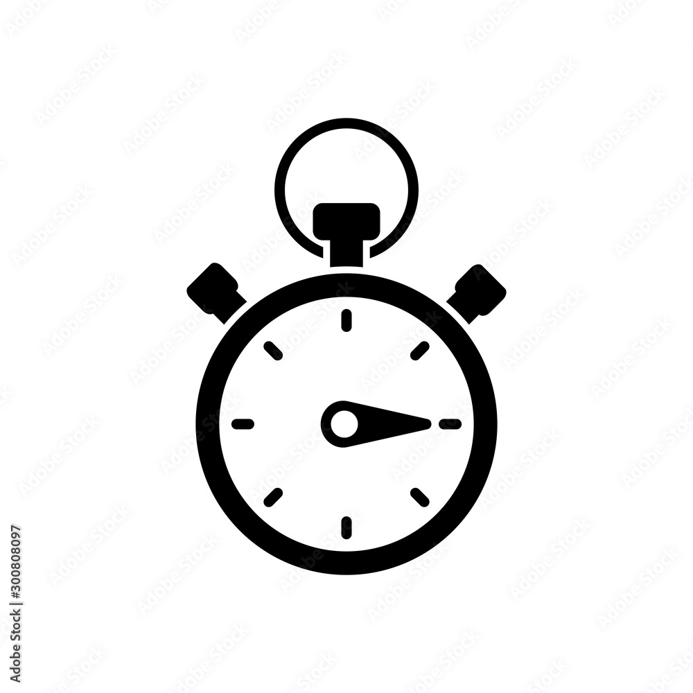 stopwatch - fitness icon vector design template stopwatch - fitness icon vector design template