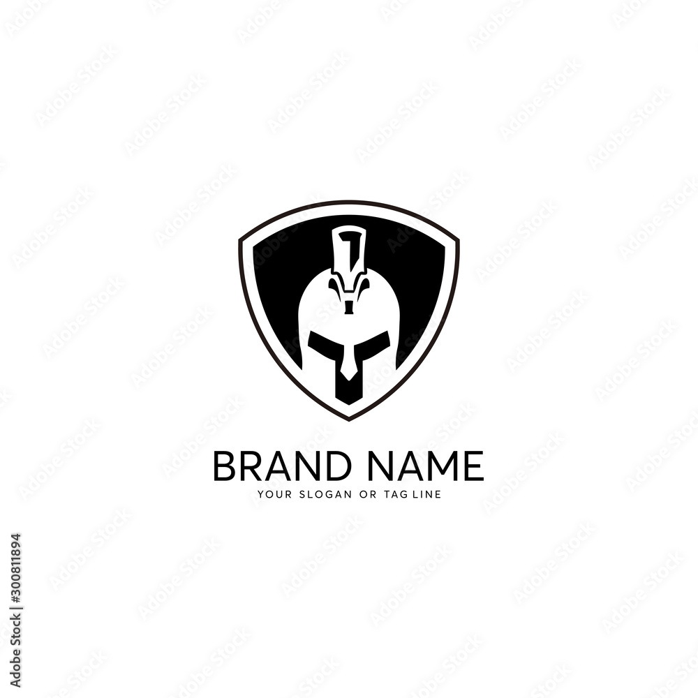 creative logo design concept warrior vector template creative logo design concept warrior vector template