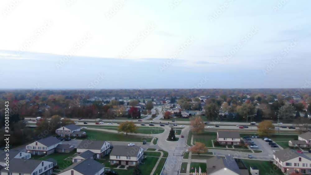 DJI Mavic rising over Clinton Township, Michigan USA on a windy, sunny fall evening DJI Mavic rising over Clinton Township, Michigan USA on a windy, sunny fall evening