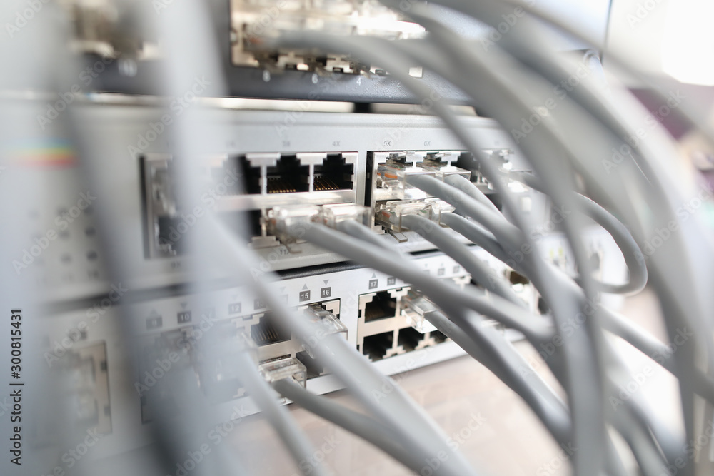 Fototapeta premium Complicated plugging area