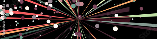 Colorful Lines Random Distribution Computational Generative Art background illustration