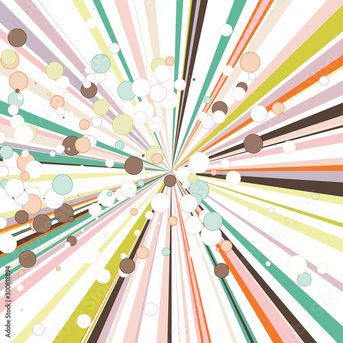 Colorful Lines Random Distribution Computational Generative Art background illustration