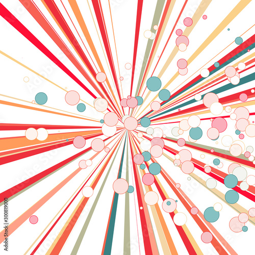Colorful Lines Random Distribution Computational Generative Art background illustration