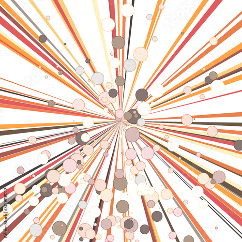 Colorful Lines Random Distribution Computational Generative Art background illustration