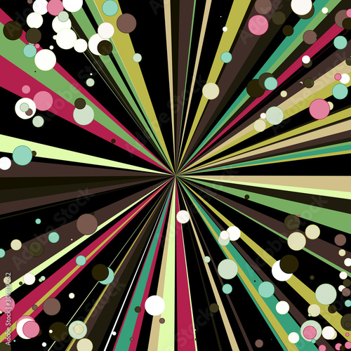 Colorful Lines Random Distribution Computational Generative Art background illustration