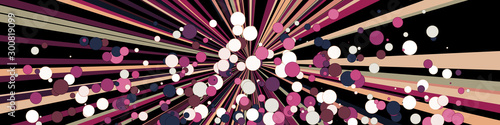 Colorful Lines Random Distribution Computational Generative Art background illustration