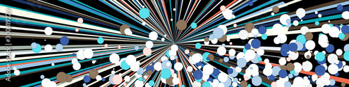 Colorful Lines Random Distribution Computational Generative Art background illustration