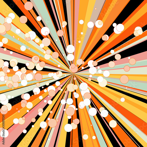 Colorful Lines Random Distribution Computational Generative Art background illustration