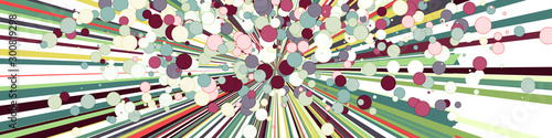 Colorful Lines Random Distribution Computational Generative Art background illustration