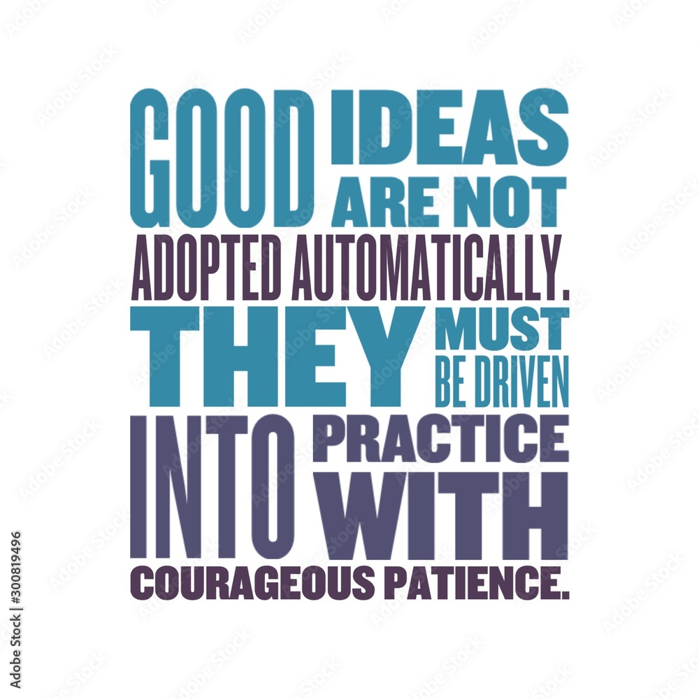 Fototapeta premium inspiration quote on paper