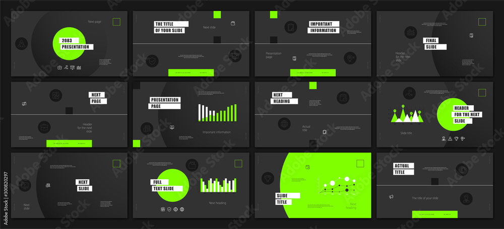 Presentation template design Presentation template design