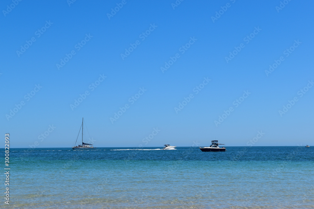 Obraz premium yacht in the sea