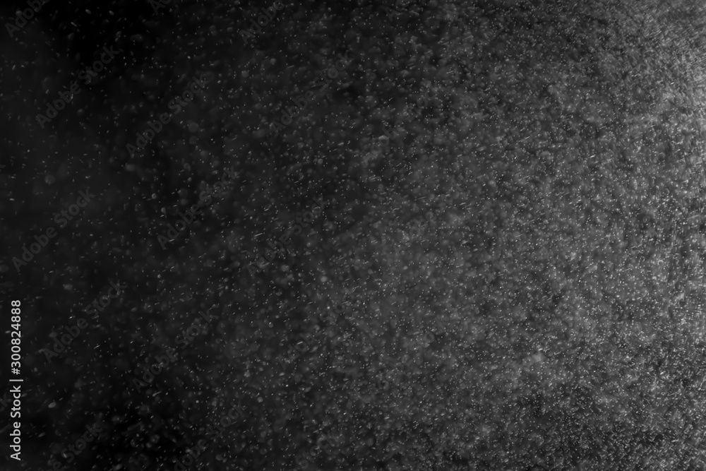 Fototapeta premium Colorful bokeh on black