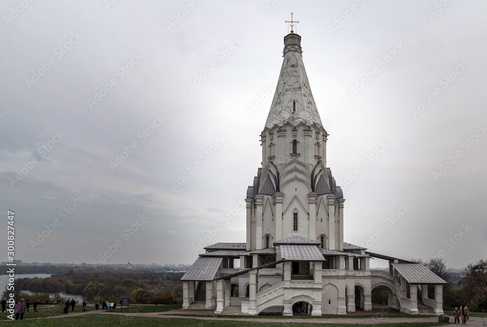 Church of the Ascension in Kolomenskoye. Moscow, Russia