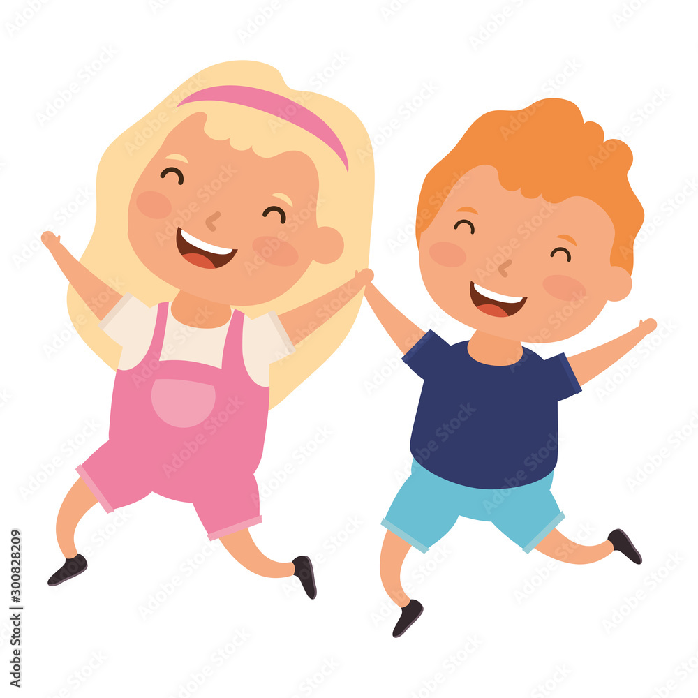 cute little kids couple comic characters cute little kids couple comic characters