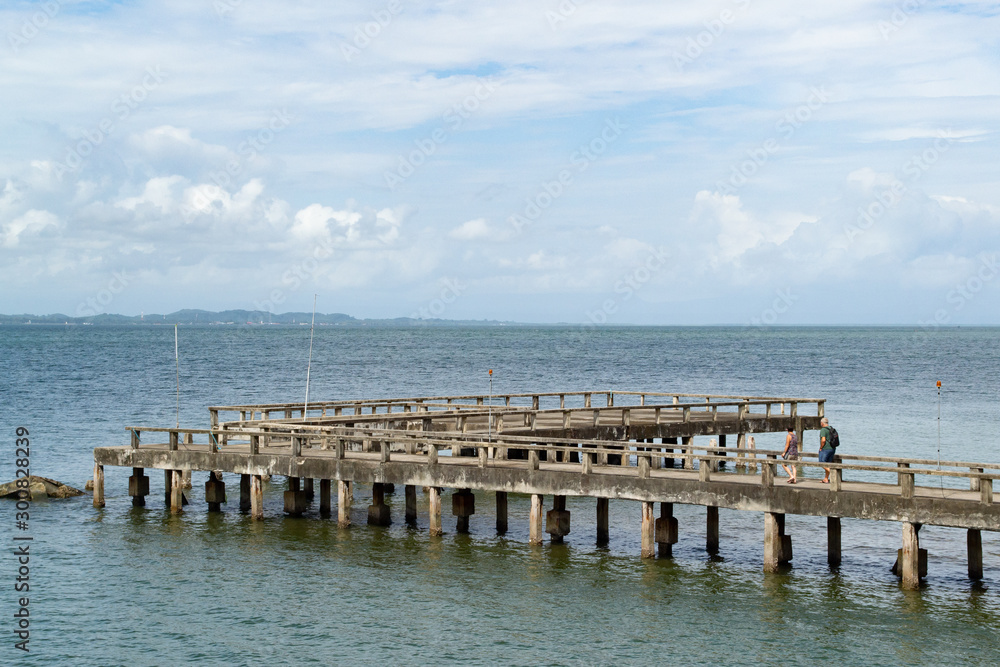 pier on gulf of Thailand 
