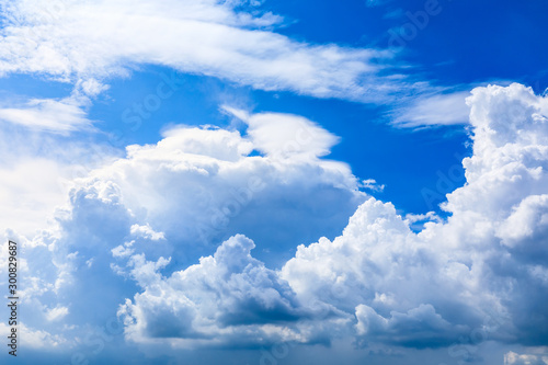 Beautiful sky and white clouds in daylight