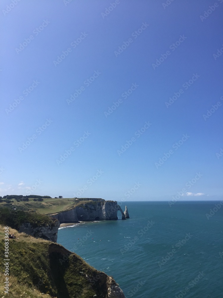Etretat cliffs,  Etretat panoramic