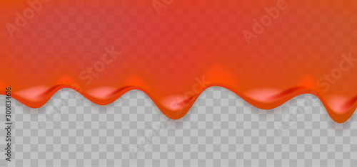 Red dripping slime pattern