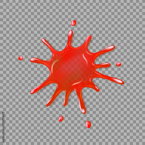 Realistic blood spatter