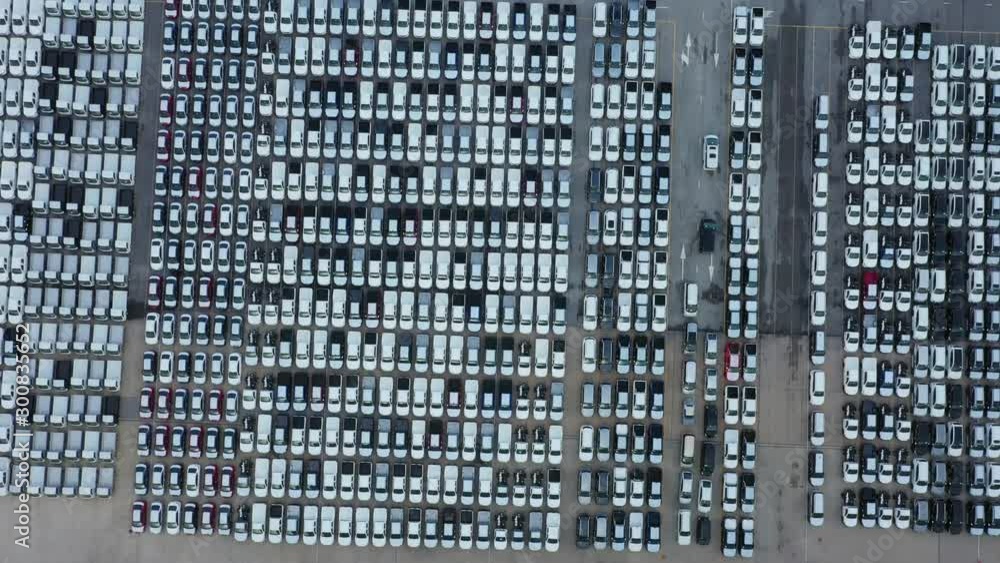 Aerial view cargo ship transportation of business logistic sea freight, New Cars produced by year up in the port for Cargo ship and Cargo import-export around in the world Aerial view cargo ship transportation of business logistic sea freight, New Cars produced by year up in the port for Cargo ship and Cargo import-export around in the world