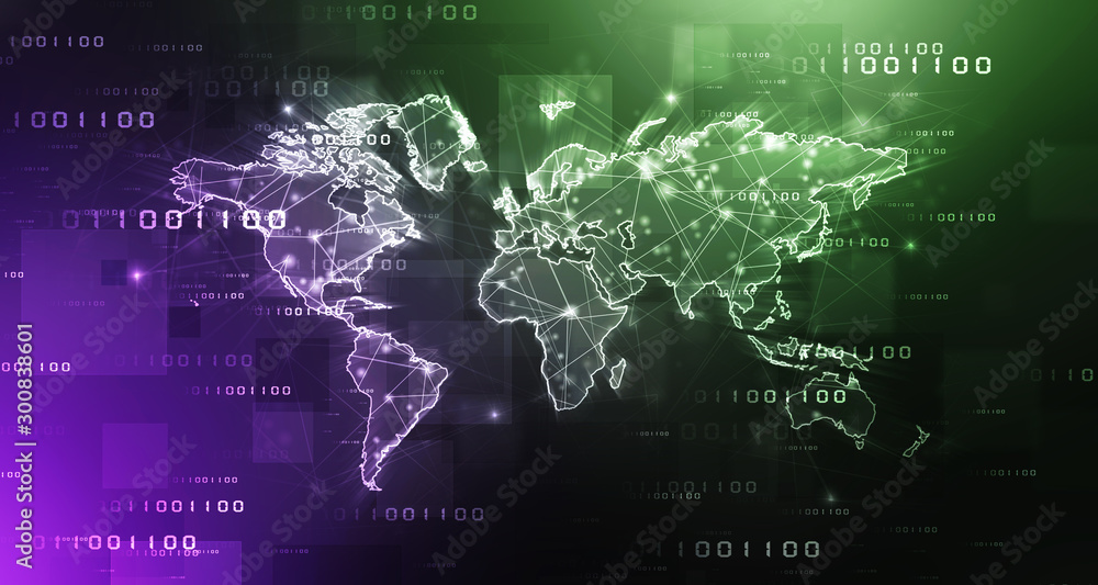 2d illustration world map abstract background 2d illustration world map abstract background