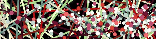 Colorful Lines Random Distribution Computational Generative Art background illustration