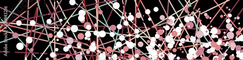 Colorful Lines Random Distribution Computational Generative Art background illustration