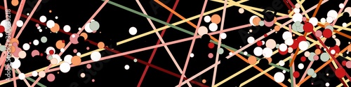 Colorful Lines Random Distribution Computational Generative Art background illustration