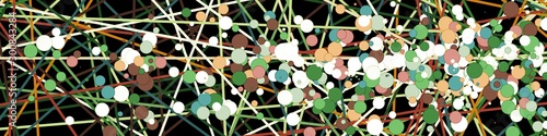Colorful Lines Random Distribution Computational Generative Art background illustration